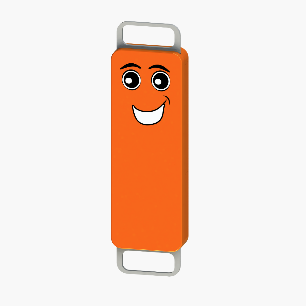 Happy (1) Queaky - Oranje - Image 1
