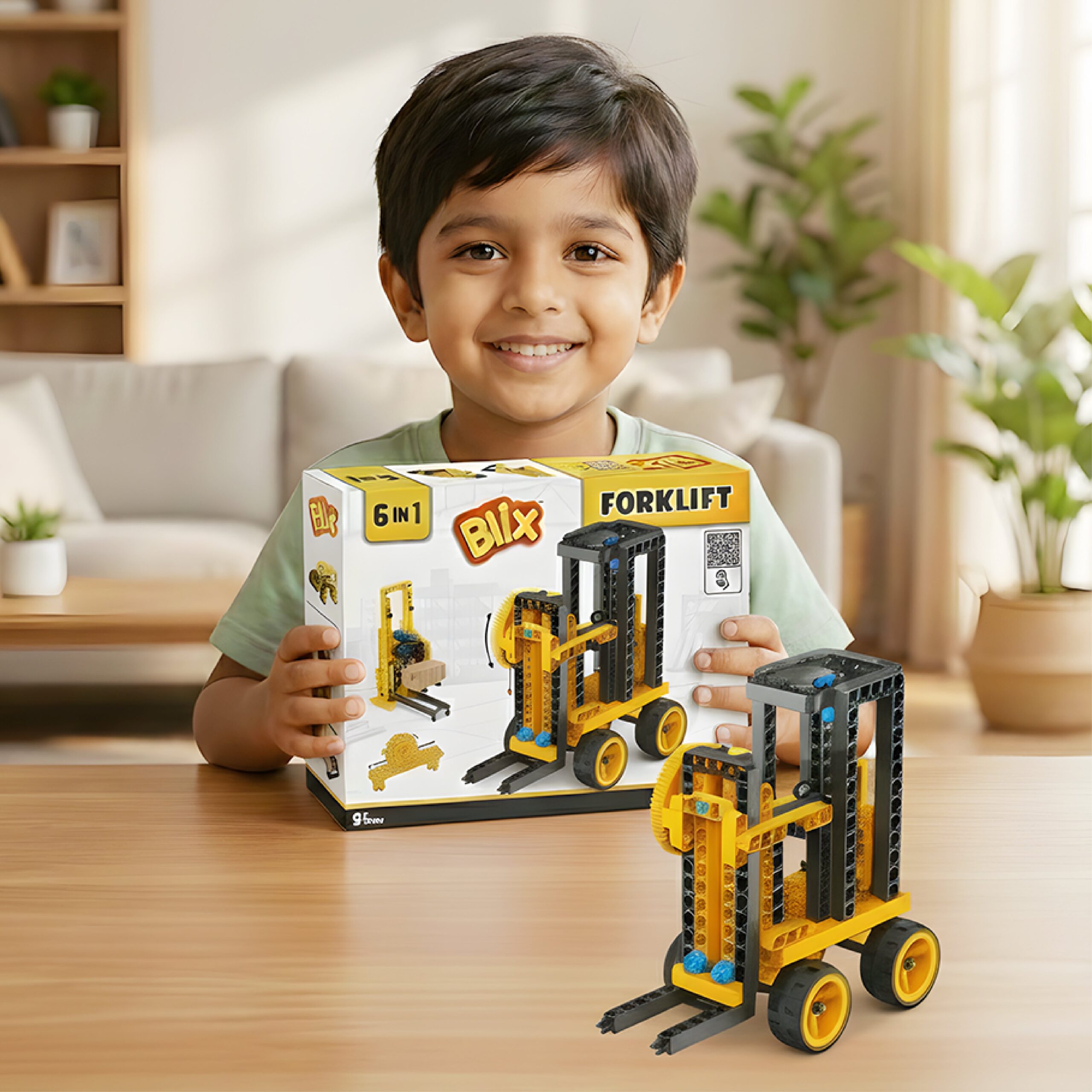 Blix_Forklift-01 FORKLIFT – BLIX STEM TOY FOR KIDS - Image 1